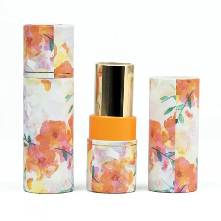 YR-ZHI01 Paper Lipstick Tube with Oil Painting Design Printing