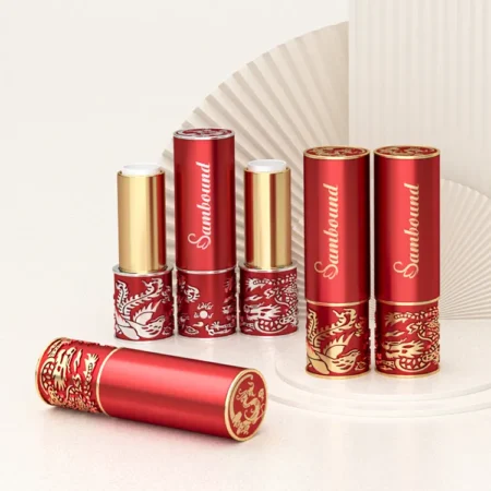YR1077A Chinese Style Retro Lipstick Tube with Vintage Design