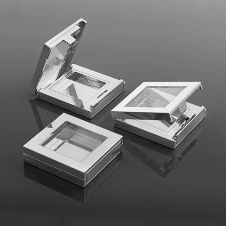 YR3003B Eyeshadow Palette | 1.5ML Square Cosmetic Packaging with Transparent Window