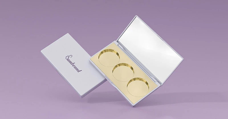 Eyeshadow Palette Packaging Design Rendering