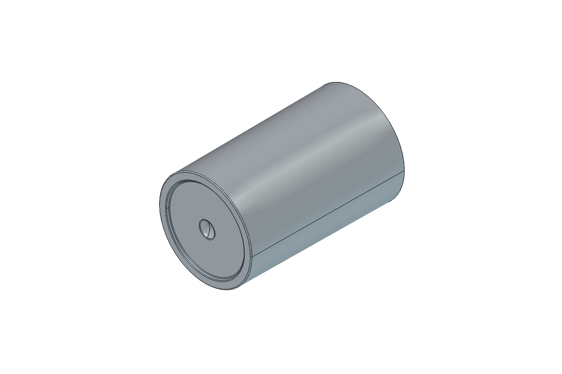 Individual view of the YR1022 lipstick tube base shell