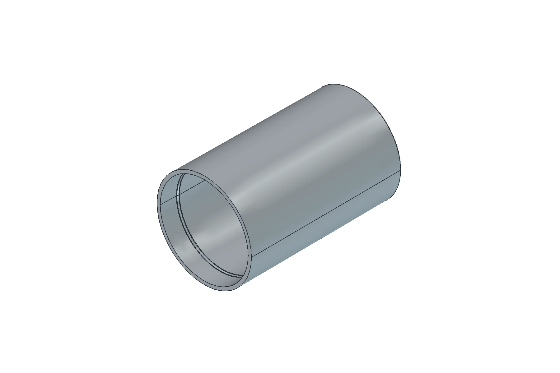 Individual view of the YR1022 lipstick tube cap shell
