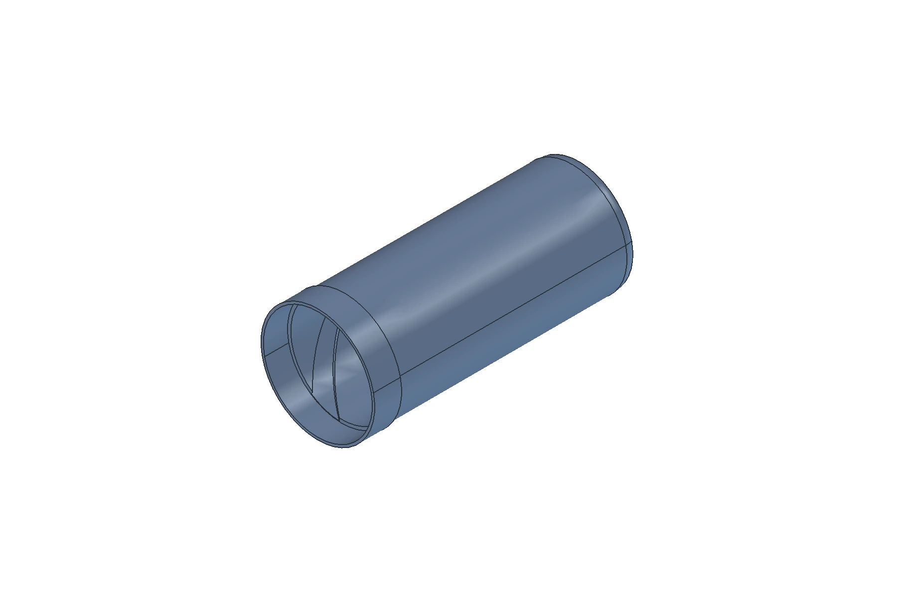 Lipstick tube spiral sleeve with helical grooves on its inner wall